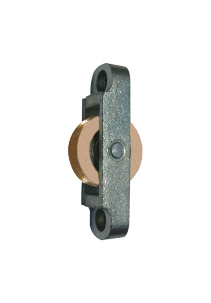 Sliding Roller (single roller, small, brass) Picture of Sliding Roller (single roller, small, brass)